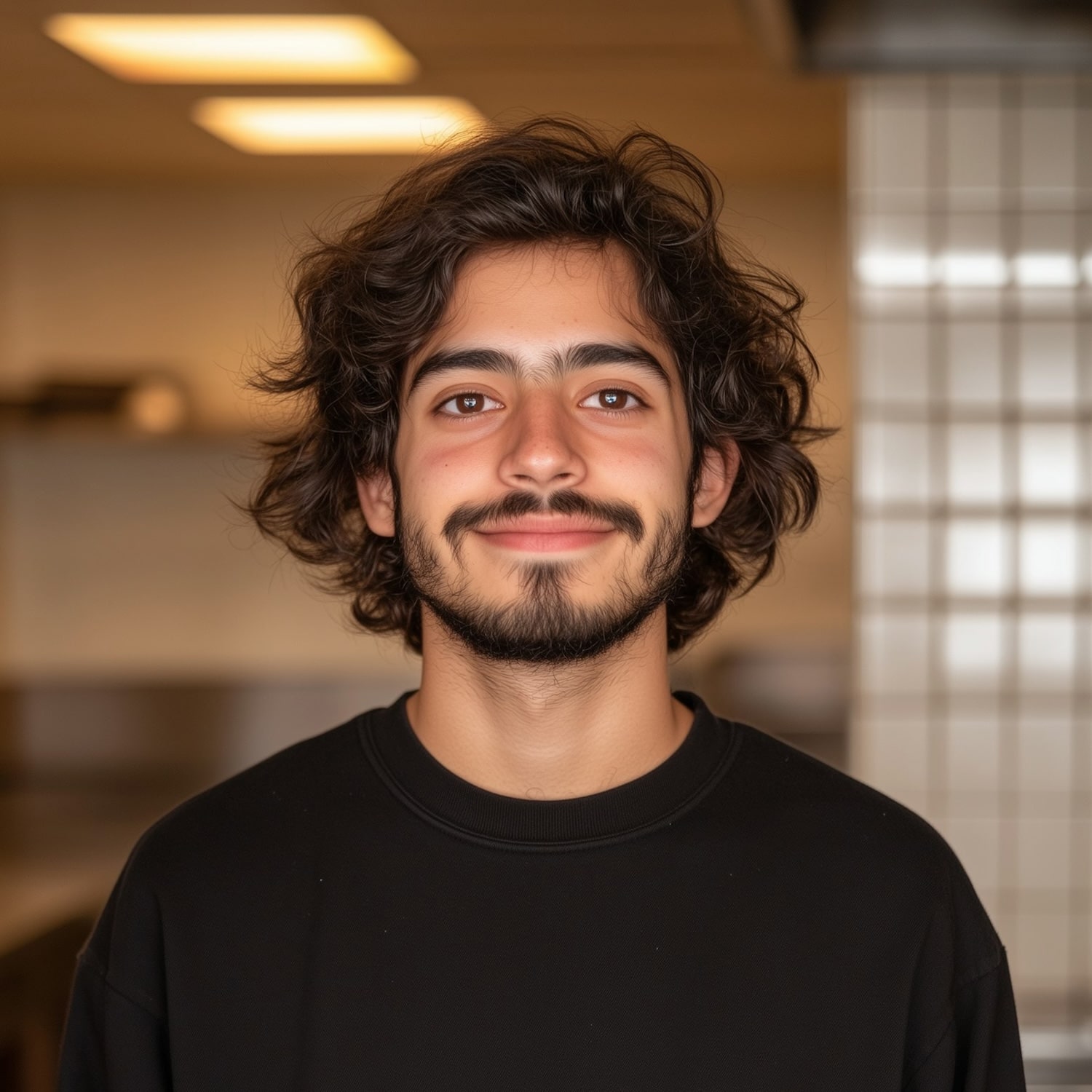 Portrait  of a young man with beard